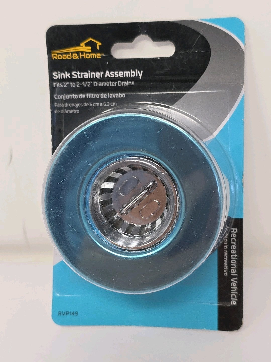 Sink Strainer Assembly Fits 2" to 2 1/2" Diameter Drains NEW RV's Road & Home