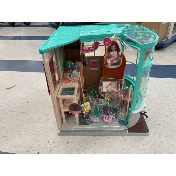 Our Generation - Blooming Flowers Greenhouse - Play Set, Turquoise Retail $120.00