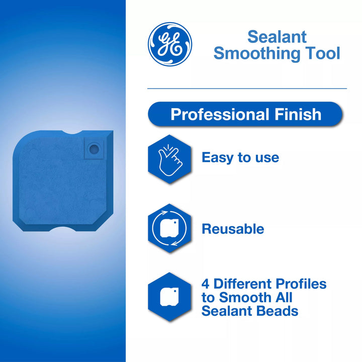 GE Sealant Smoothing Tool, Blue, 1 Piece Tool, 1 Pack