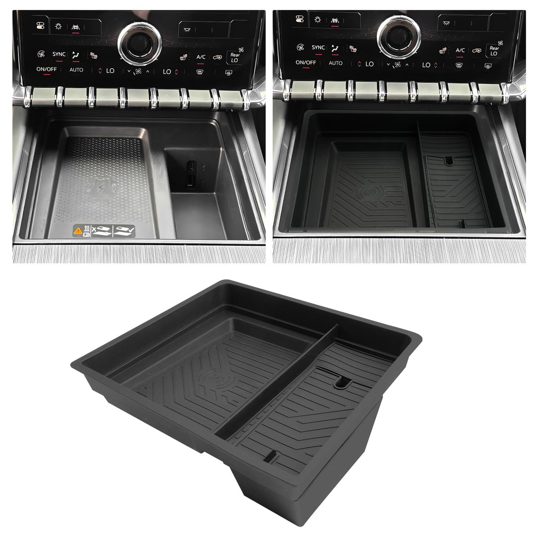 ASZSK Center Console Organizer Compatible with Landcruiser 2024,Armrest Storage Box Tray Toyota Landcruiser Accessories