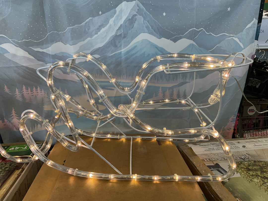 Outsunny reindeer and sled with lights Retail $27.98