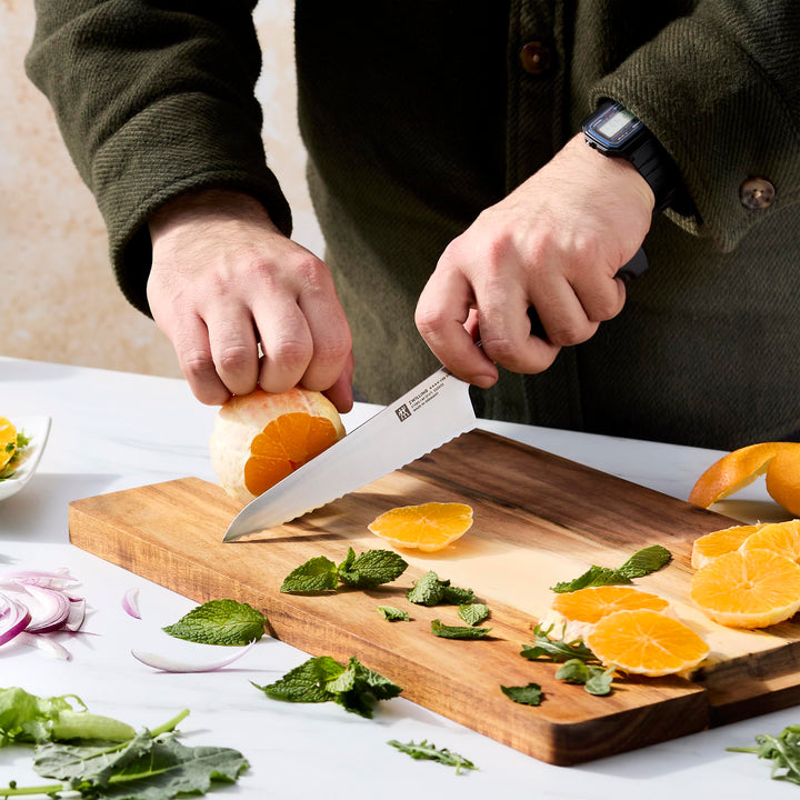 ZWILLING Four Star 5.5-inch Serrated Prep Knife