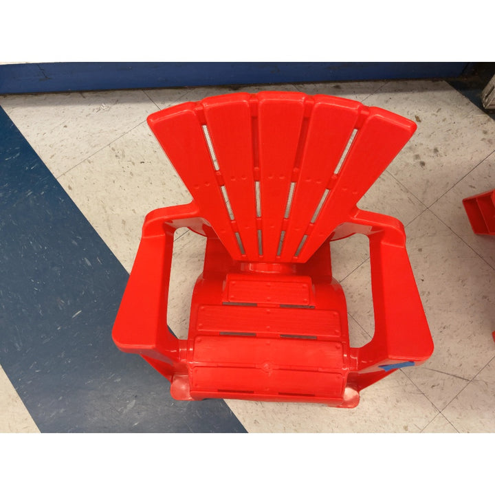 Unbranded Adirondack Chair - Kids Size, Red, Plastic