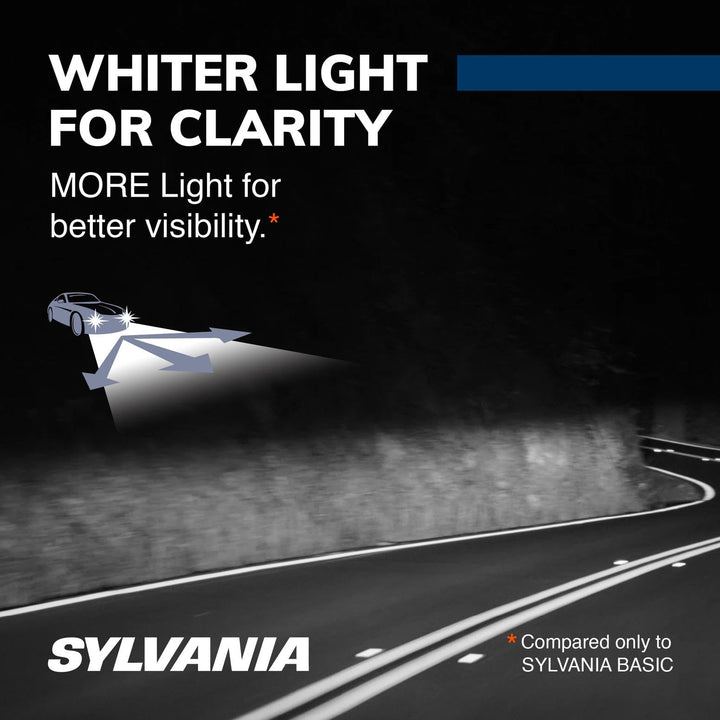 SYLVANIA - H1 SilverStar - High Performance Halogen Headlight Bulb, High Beam, Low Beam and Fog Replacement Bulb, Brighter Downroad with Whiter Light (Contains 1 Bulb)