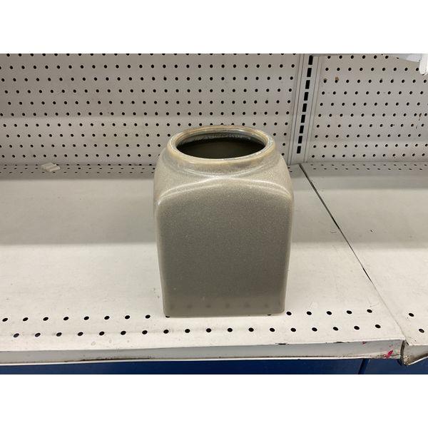 Threshold Vase - Square Ceramic, Gray Retail $25.00