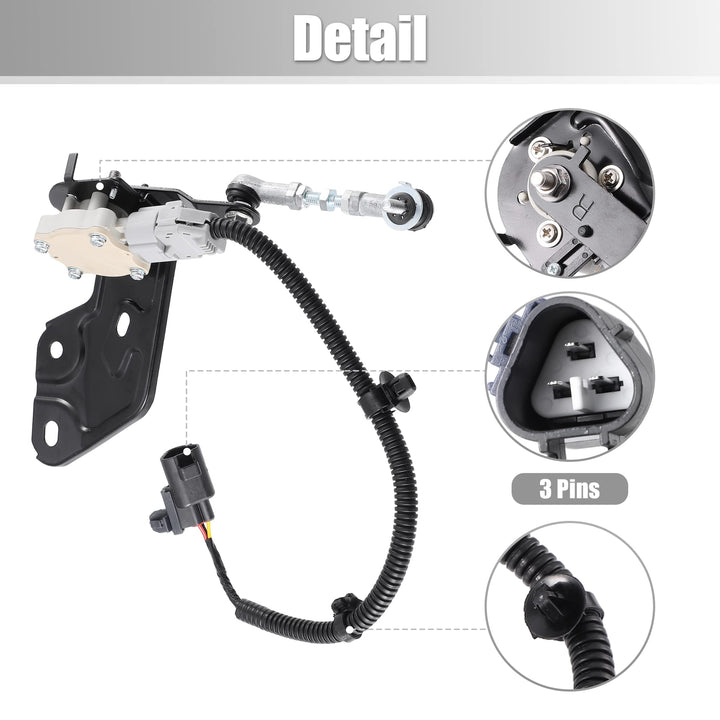 X AUTOHAUX 89407-60022 Rear Right Side Air Suspension Ride Height Level Sensor for Toyota 4Runner Limited SR5 Sport 4.0L V6 - Gas 4.7L V8 - Gas 2003-2009