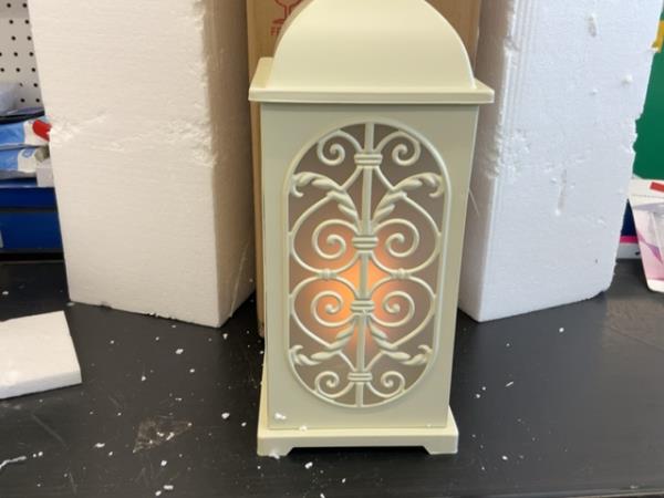 Candle Warmers Etc. Lantern, Electric Warmer, Decorative - Ivory Retail $25.00