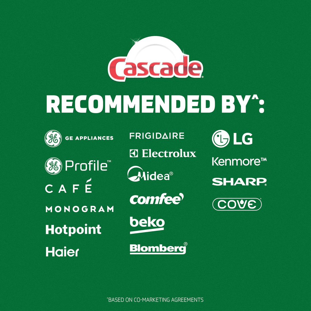 Cascade Complete Dishwasher Pods, Dishwasher Detergent, Dish Detergent Tab Tablets, Fresh, 100 Count