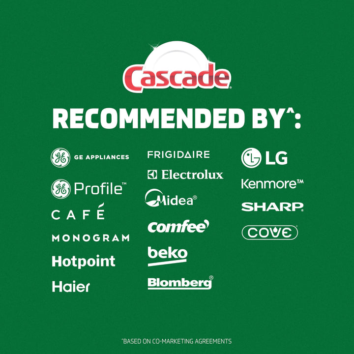 Cascade Complete Dishwasher Pods, Dishwasher Detergent, Dish Detergent Tab Tablets, Fresh, 100 Count
