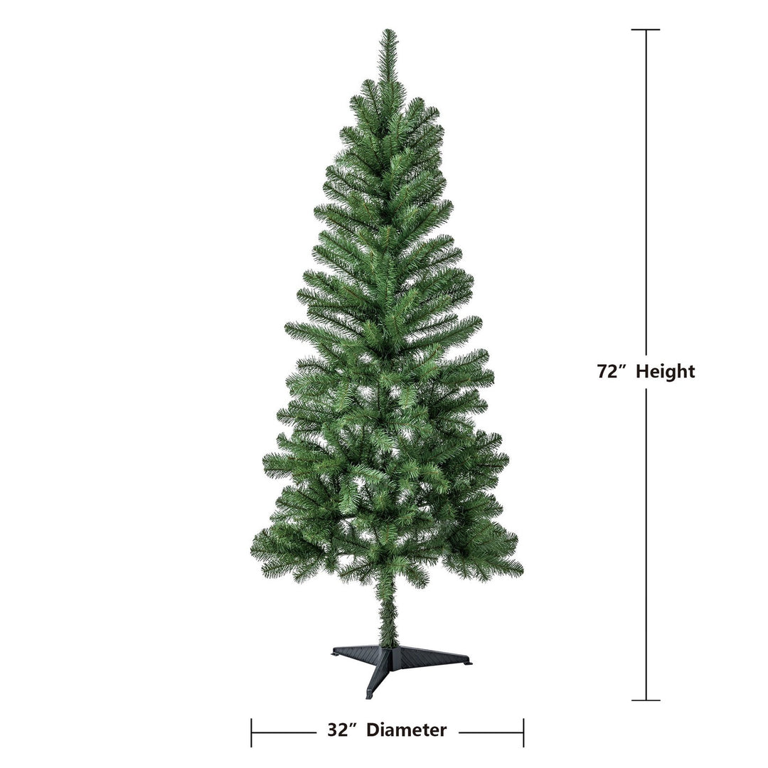6' Wesley Pine Green Artificial Christmas Tree, by Holiday Time Retail $18.00