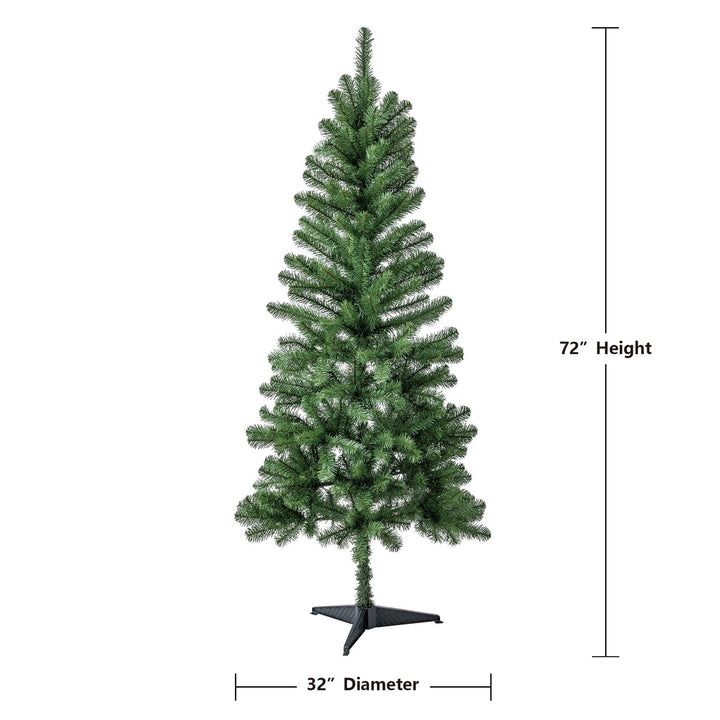 6' Wesley Pine Green Artificial Christmas Tree, by Holiday Time Retail $18.00