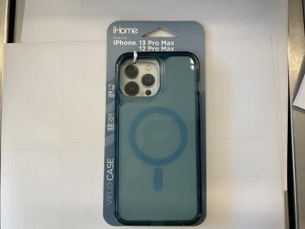 IHome Magnetic Velo Phone Case for iPhone 13 Pro Max/ 12 Pro Max- Dark Blue Retail $14.88