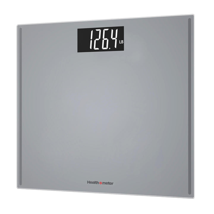Platform Digital Bathroom Scale with Advanced Technology, 500 Lb Capacity, Grey