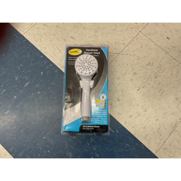 Road & Home Handheld Shower Head - RV & Mobile Home - White Plastic