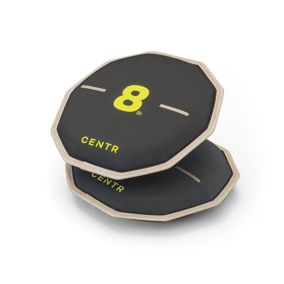 Centr By Chris Hemsworth Sand Bags, Long-Lasting Neoprene Free Weights, 8 lb, 2-Pack + 3-Month Membership
