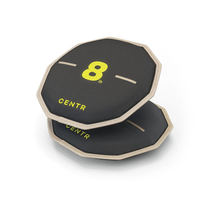 Centr By Chris Hemsworth Sand Bags, Long-Lasting Neoprene Free Weights, 8 lb, 2-Pack + 3-Month Membership
