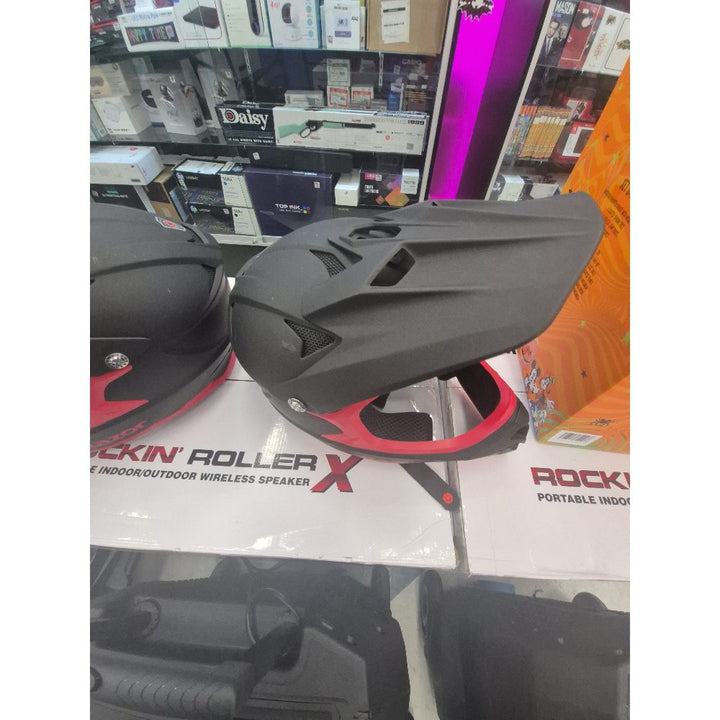 Unknown Brand Helmet - Black, Red Trim - Protective Gear