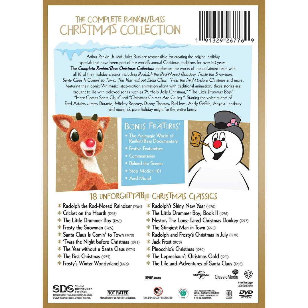 The Complete Rankin/Bass Christmas Collection (DVD)  Animation  Universal