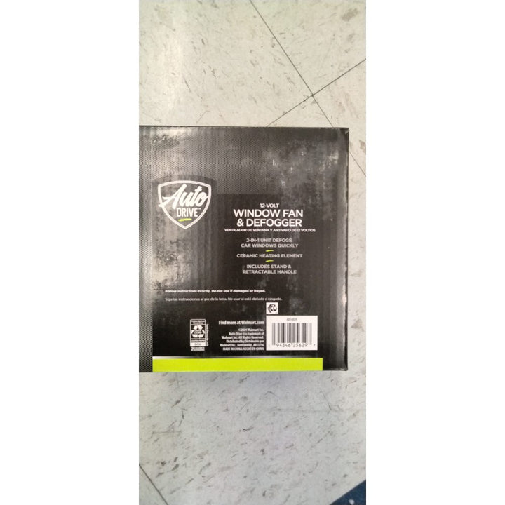 AutoDrive 12-Volt Window Fan and Defogger with Stand. Fits All Cars, Trucks, RV,