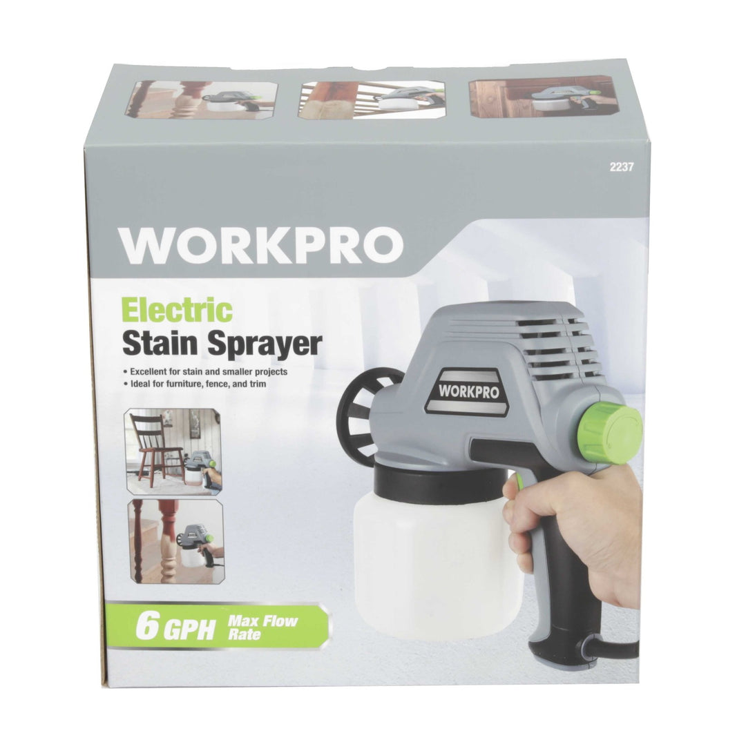 WORKPRO Electric Stain Sprayer with 0.8mm Nozzle  216 Watts