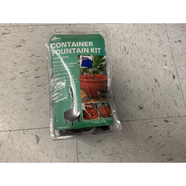 Smartpond Container Fountain Kit - 70 GPH Pump, Three Nozzle Options Retail $30.00