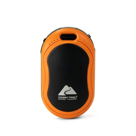 Ozark Trail 5200mAh Orange Rechargeable Portable 3 Temp Hand Warmer for Camping Retail $9.97