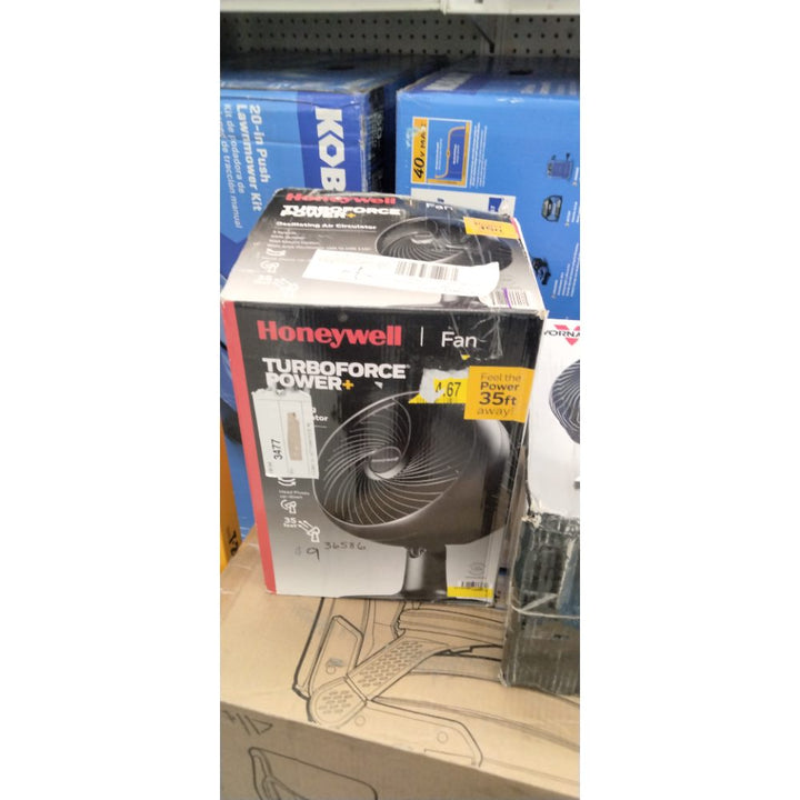 Honeywell TurboForce Power+ Oscillating Electric 10 inch Table Fan, Black, HPF860BWM
