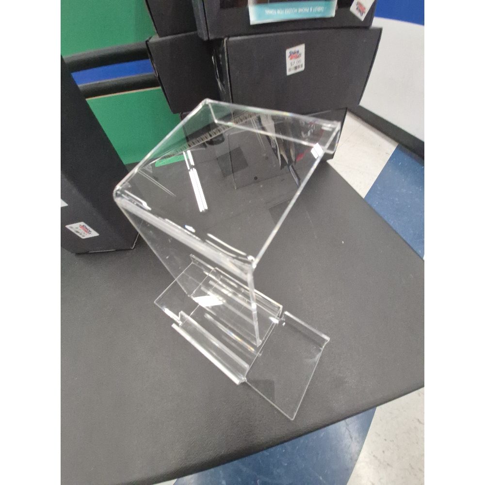 Generic Acrylic Display Stand - Clear, Versatile, Retail Use