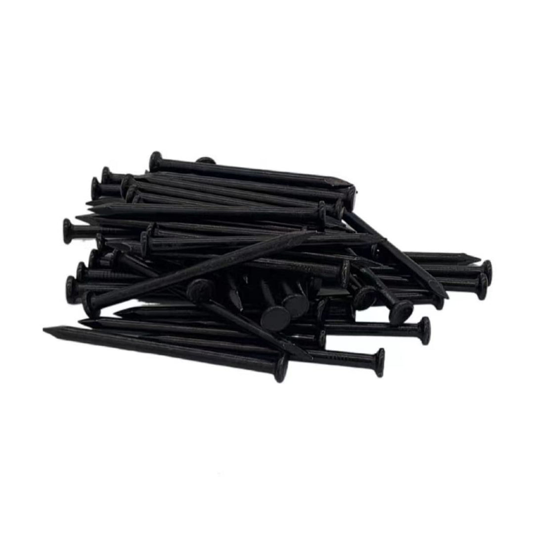 Hardware Nails Carbon Steel Point Tip Wall Cement Nail,woodworking nails, cement wall nails 3 cm / 1.18 inches longRod Dia (100)