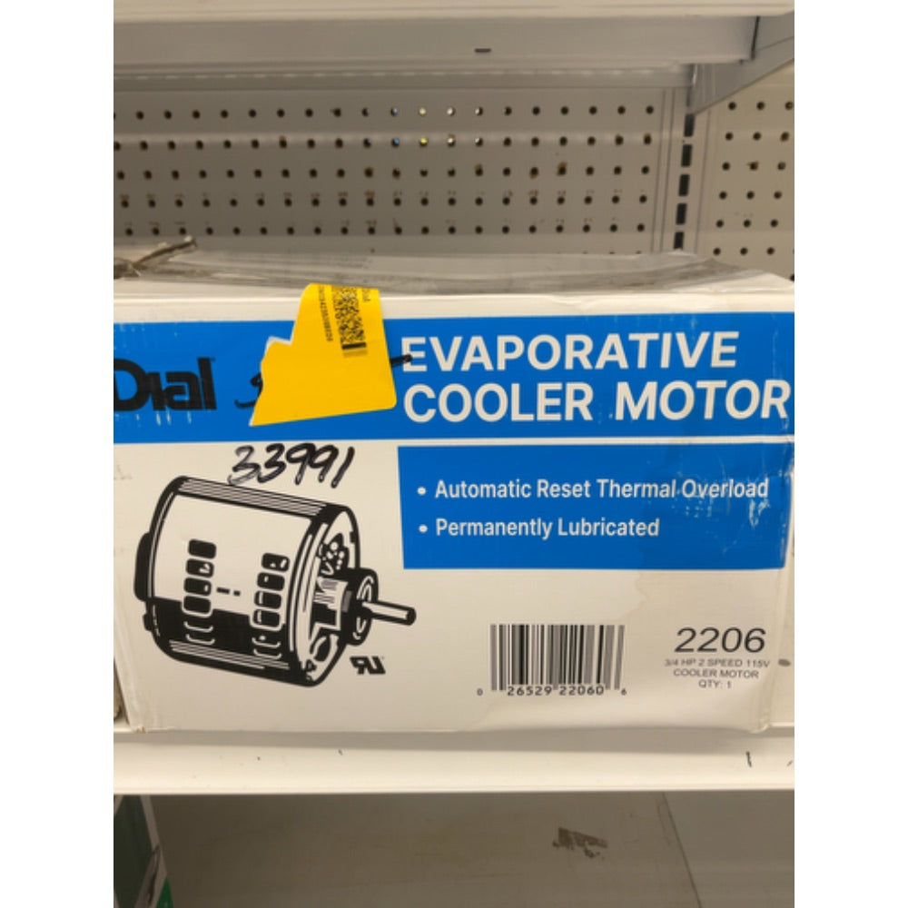 Dial Manufacturing 3/4 HP 115V 2 Speed Evaporative Cooler Motor