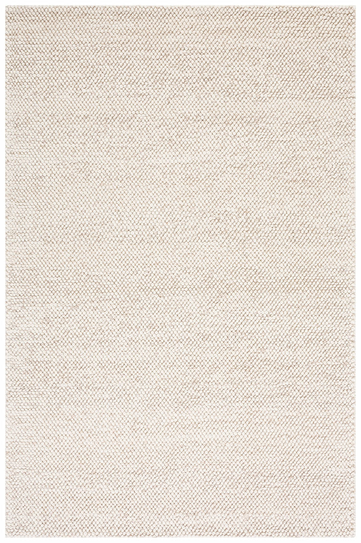 SAFAVIEH Area Rug 6x9 - Natura Collection - Beige & Ivory, Handmade Wool Blend, Textured Design, Ideal for Living Room, Bedroom, Dining Space (NAT425B) Retail $183.60