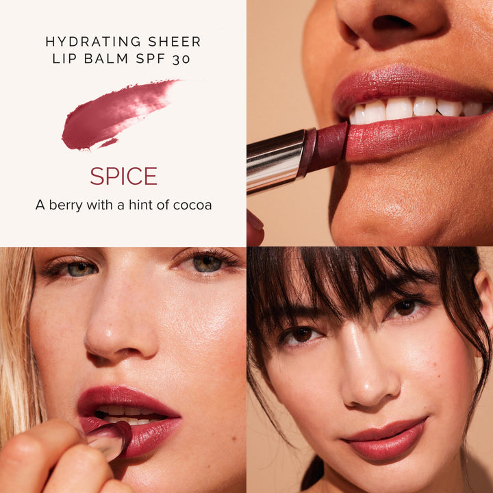 MDSolarSciences Tinted Sheer Lip Balm SPF 30 | Hydrating Lip Sunscreen | Shea Butter, Jojoba & Avocado Oils | Moisturizing, Vegan, & Clean| 0.15 oz, Spice Retail $26.00