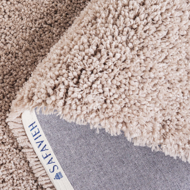 SAFAVIEH Classic Shag Collection Area Rug - 5' x 8', Taupe, Handmade, 1.75-inch Thick Ideal for High Traffic Areas in Living Room, Bedroom (SG240D) Retail $173.98