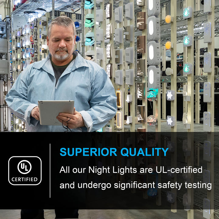 GE LED Night Light, Plug-in, Dusk to Dawn Sensor, Warm White, Ambient Lighting, Ideal Kids Adults Nightlight for Bedroom, Bathroom, Nursery, Hallway, Kitchen, 30966, 2 Pack Retail $11.99