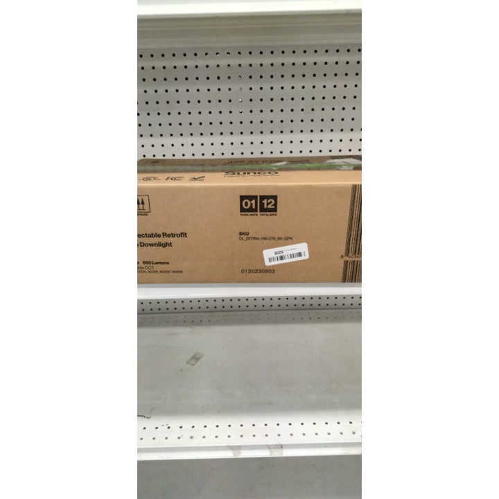 Sunco 12 Pack 4 Inch LED Recessed Lights, Retrofit Can Lighting, 660 LM, 11W (40W Equivalent), Selectable CCT 2700K/3000K/3500K/4000K/5000K, Dimmable, Baffle Trim, Replacement Conversion Kit UL