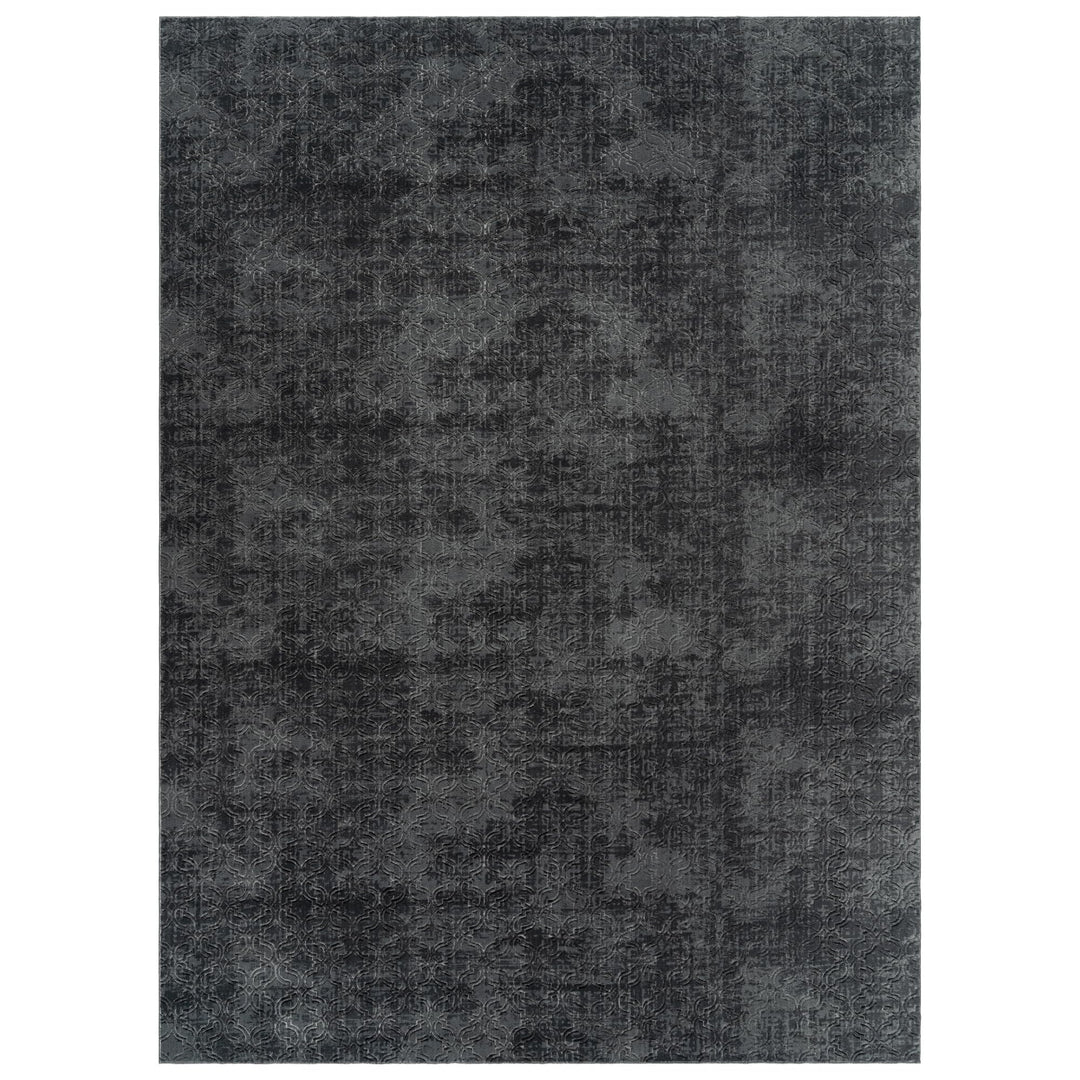 Gertmenian Indoor Transitional Area Rug - 6x9 Medium, Non-Shedding, Ideal for High Traffic in Living Room, Bedroom, Entryway - Geometric, Dark Grey, 26850 Retail $129.99