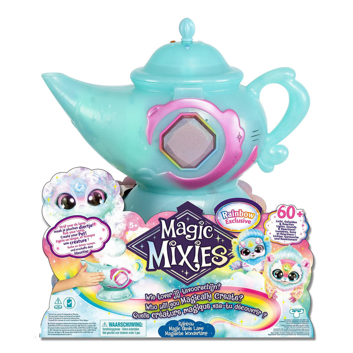 Magic Mixies Magic Genie Lamp with Interactive 8 inch Rainbow Magic Plush, Ages 5+ Retail $42.49