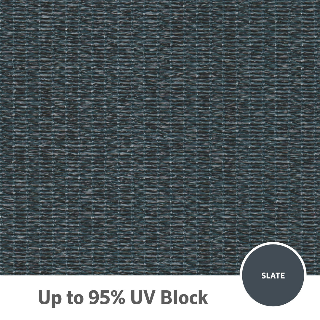Coolaroo Premium Shade Sail Kit - 95% UV Block Commercial-Grade Luxe Matte Finish Sun Shade with Stainless Steel Hardware for Permanent Outdoor Covearage, 16ft 5in x 9ft 11in Rectangle, Beech Retail $271.16