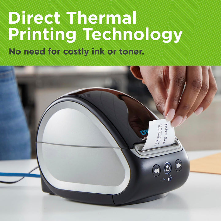 DYMO LabelWriter 550 Turbo Label Printer, High-Speed Direct Thermal Printing, Automatic Label Recognition, Prints Variety of Label Types Through USB or LAN Network Connectivity - Fast, Efficient Retail $146.40