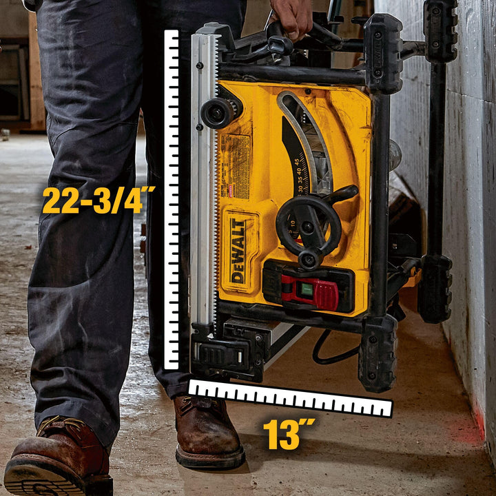 DEWALT 15 Amp 8-1/4 in. Compact Portable Jobsite Table Saw (DWE7485) Retail $449.00
