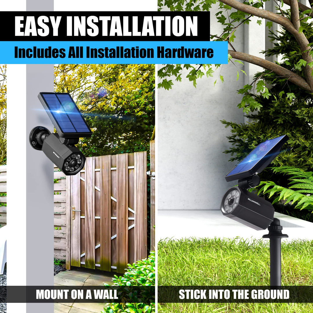Bell+Howell Bionic Spotlight Motion Solar Spot Lights Outdoor Waterproof, Landscape Light, Outdoor Solar Yard Lighting Weather Resistant, Super Bright LED Lights, for Garden, Lawn As Seen On TV Retail $24.95