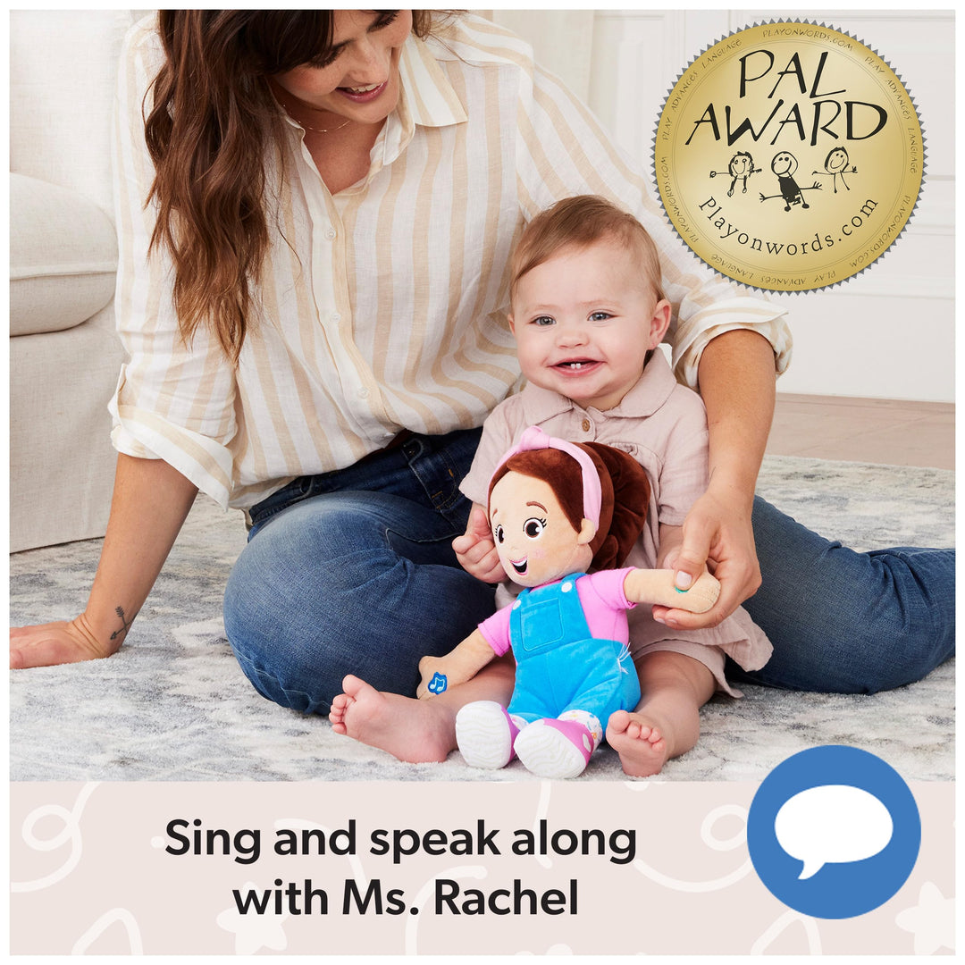 Ms. Rachel Official Speak & Sing Doll, 16” Tall Interactive Toy with 4 Songs & 16+ Phrases, Toddler Toys for Girls & Boys Ages 6 Months to 3+ Years. Retail $27.99