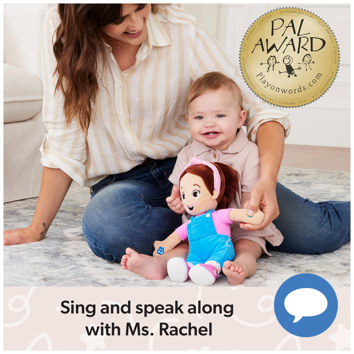 Ms. Rachel Official Speak & Sing Doll, 16” Tall Interactive Toy with 4 Songs & 16+ Phrases, Toddler Toys for Girls & Boys Ages 6 Months to 3+ Years. Retail $27.99