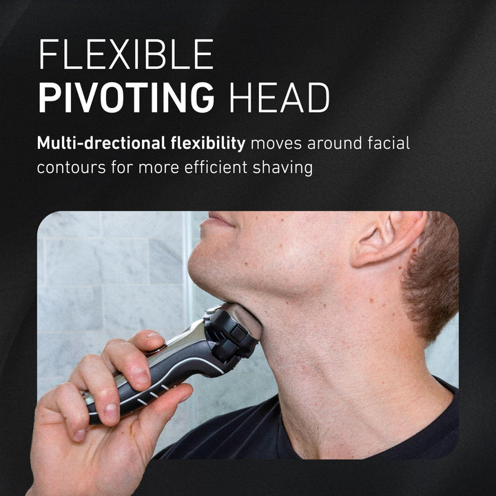 Panasonic ARC5 Electric Razor for Men with Pop-Up Trimmer, Wet/Dry 5-Blade Electric Shaver with Intelligent Shave Sensor and Multi-Flex Pivoting Head – ES-LV65-S (Silver) Retail $179.99