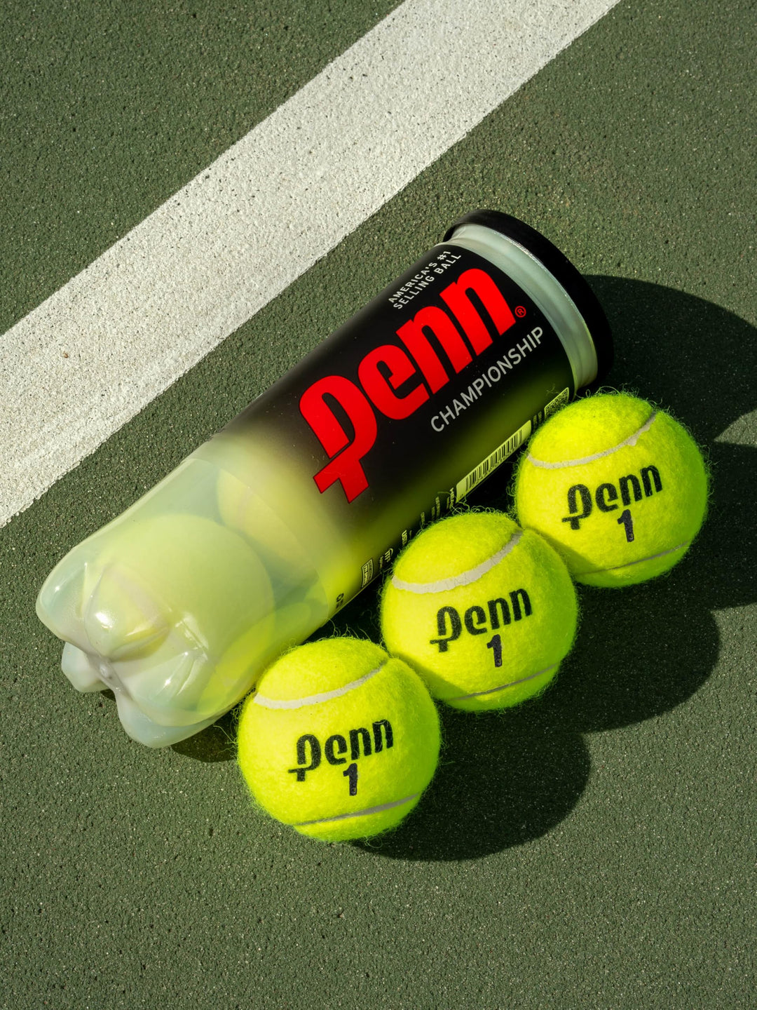 Penn Championship Tennis Balls - Extra Duty Felt Pressurized Tennis Balls - 1 Can, 3 Balls Retail $22.94