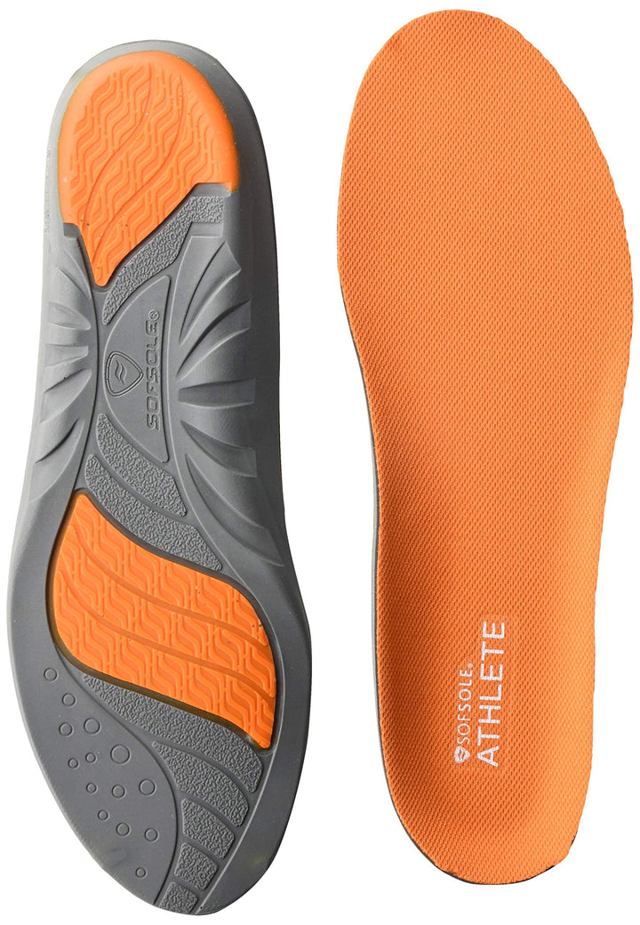 Sof Sole Athlete Insole Men's Insoles X-Large US Orange-Grey Retail $55.00
