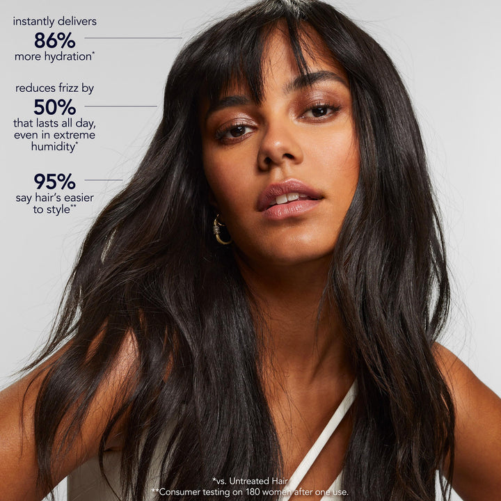 Bumble and bumble. Hairdresser's Invisible Oil Heat/UV Protection Leave-In Conditioner Hair Primer | Hydrating, Anti Frizz, Color Safe | Straight, Coily | With Argan + Coconut Oil, 8.5 Fl Oz Retail $34.00