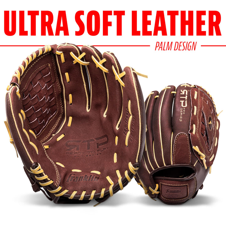 Franklin Sports RTP Pro Pigskin Baseball Fielding Glove - 12.5"