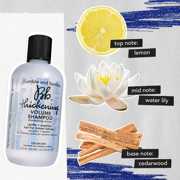 Bumble and bumble. Thickening Volumizing Shampoo | For Instant Fullness | Moisturizing | Color Safe | Straight to Wavy, 8.5 Fl Oz