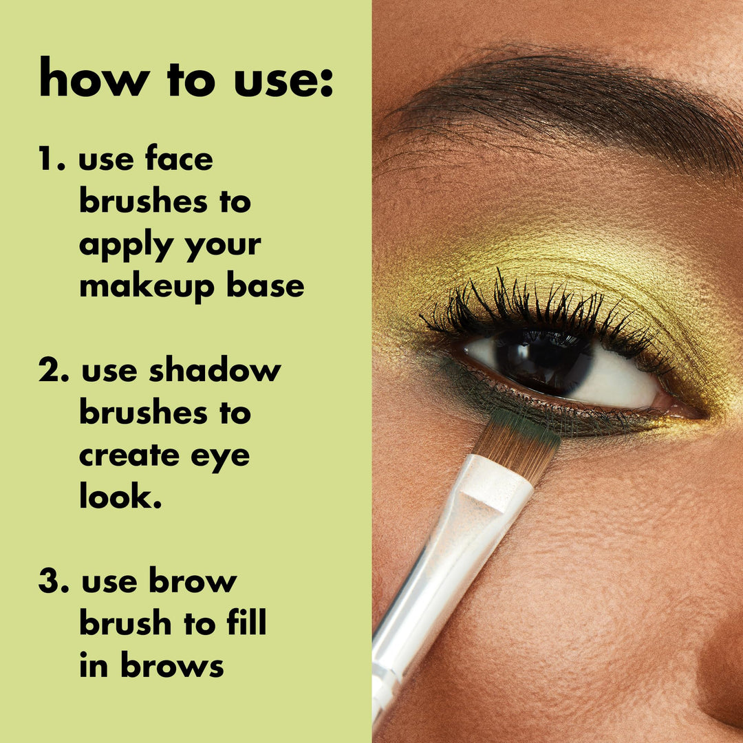 e.l.f. Professional Set of 12 Makeup Brushes, Pro-Worthy Makeup Brushes For A Flawless Full-Face Application, Vegan & Cruelty-Free